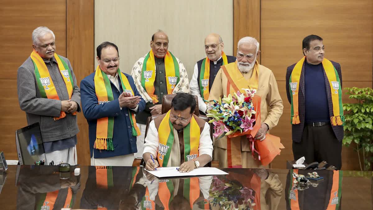 Newly elected BJP President Nitin Nabin assumes charge in presence of PM Modi and top leaders at party headquartesrs in New Delhi