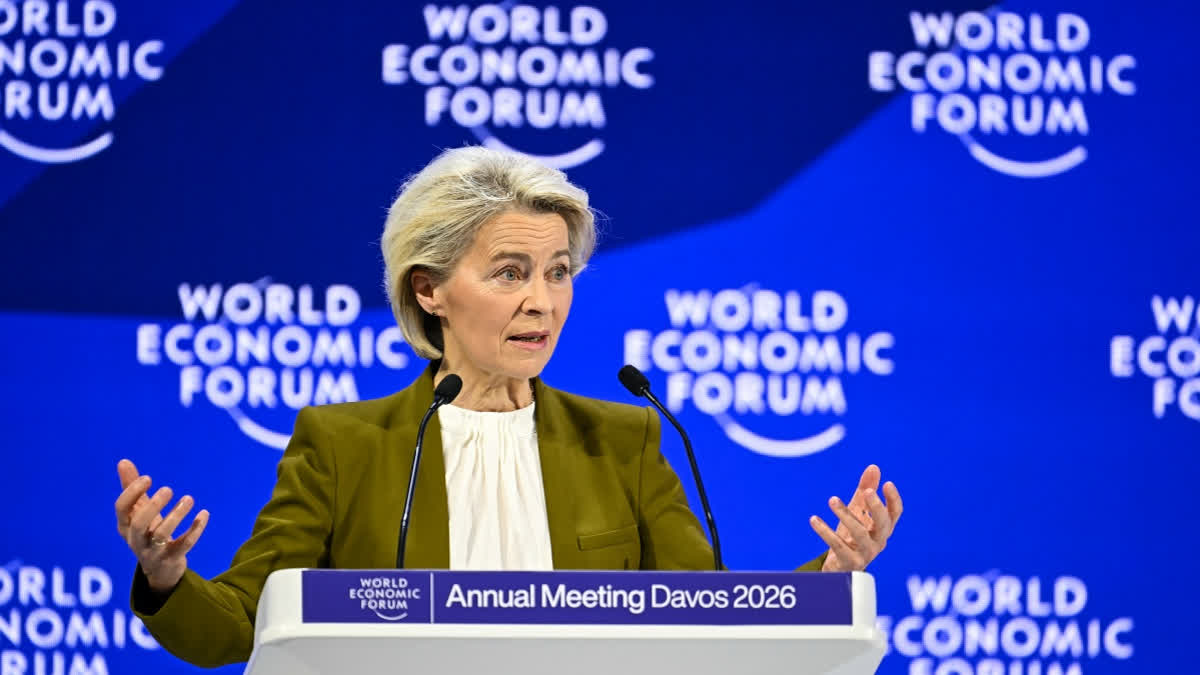 EU "On The Cusp" Of Free Trade Agreement With India, President EU Commission At WEF Davos 2026 INDIA EU FREE TRADE AGREEMENT