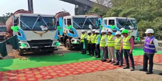 Electric Trucks Usage in Maha Cement Industry At Anakapalli District
