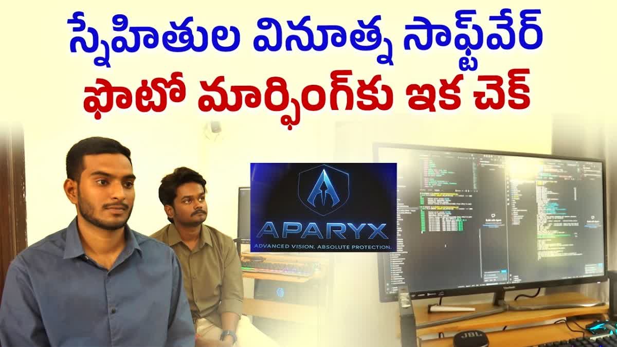 Software Aparix was Created by Karthikeya Aryan and Lokesh from Anantapur District