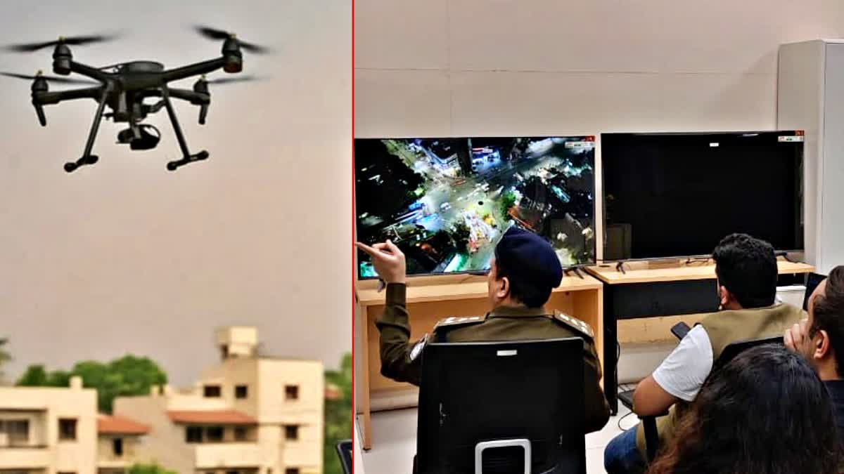 INDORE TRAFFIC POLICE USING DRONES