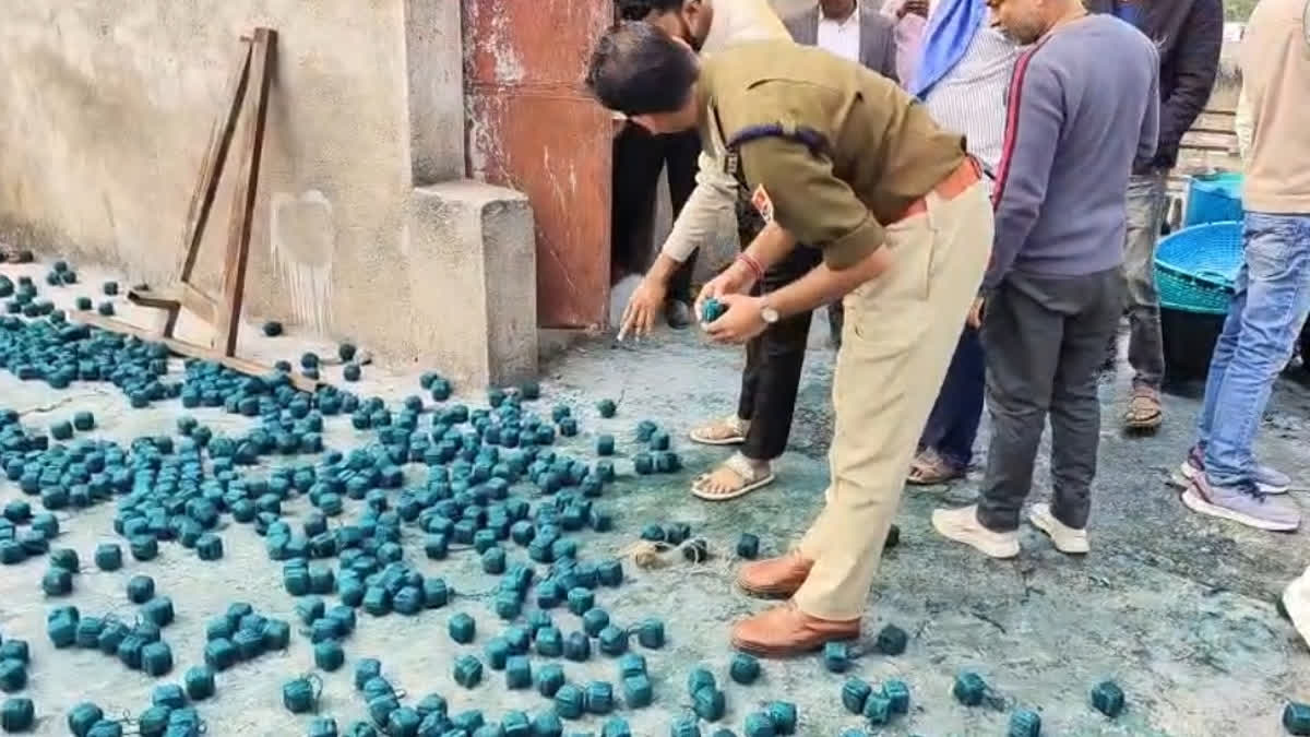 Illegal firecrackers seized during raid on warehouse