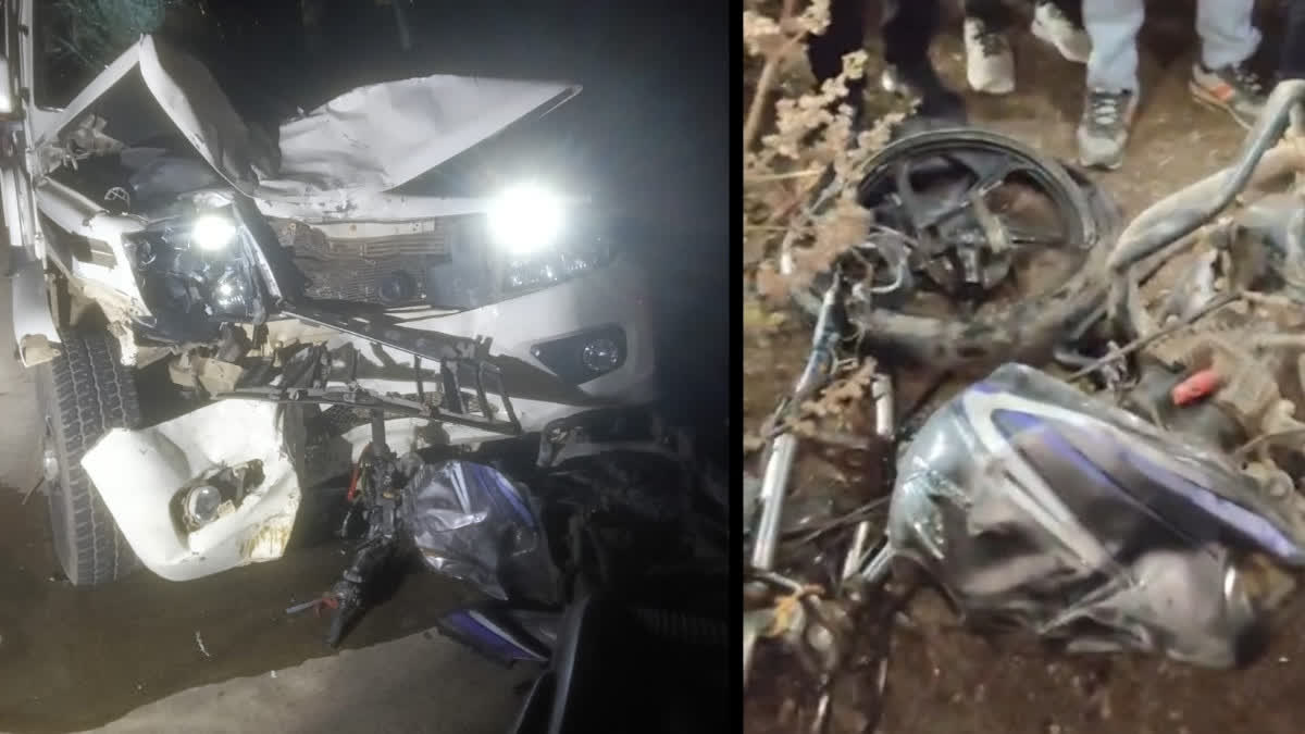 Vehicle damaged in accident