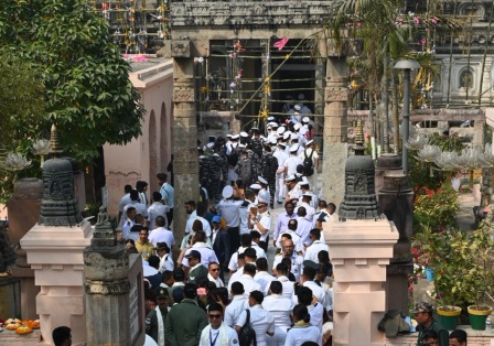 74 Countries Naval Delegations Visit Mahabodhi Temple