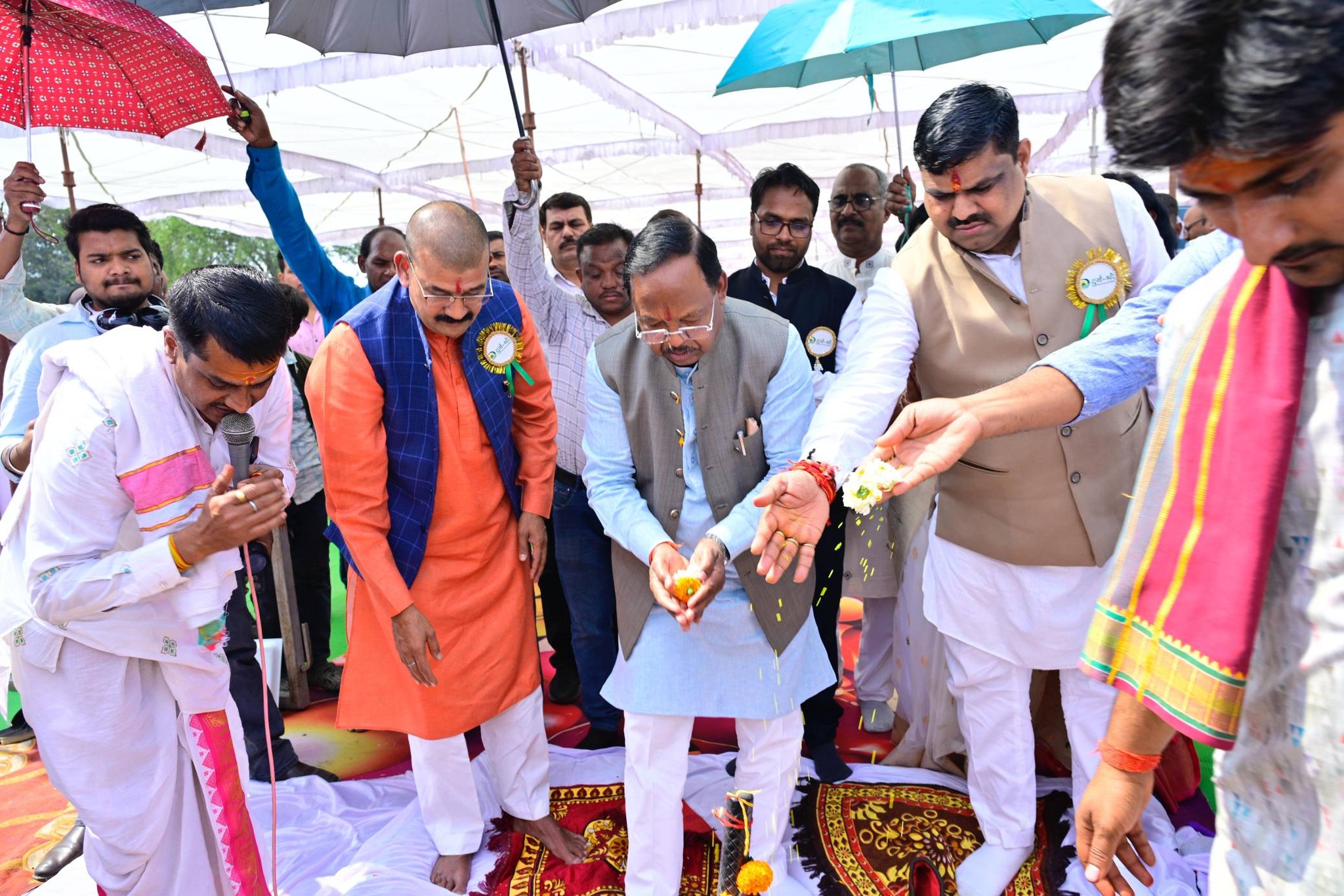 SATHI BAZAAR BHOOMIPUJAN DURG