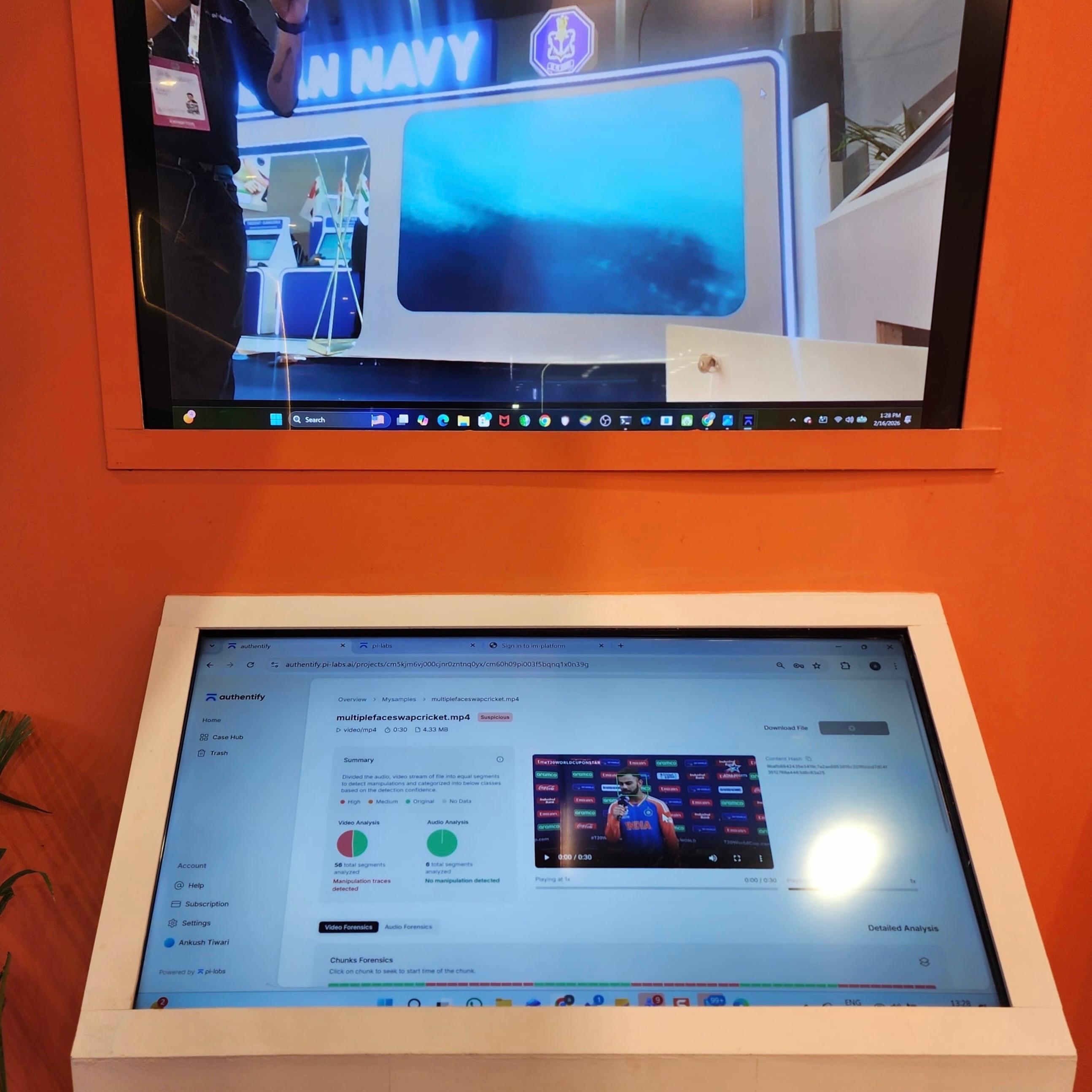 AI Impact Summit: Indian Startup Pi-Labs Draws Visitors' Attention For Its Fight Against Deepfake