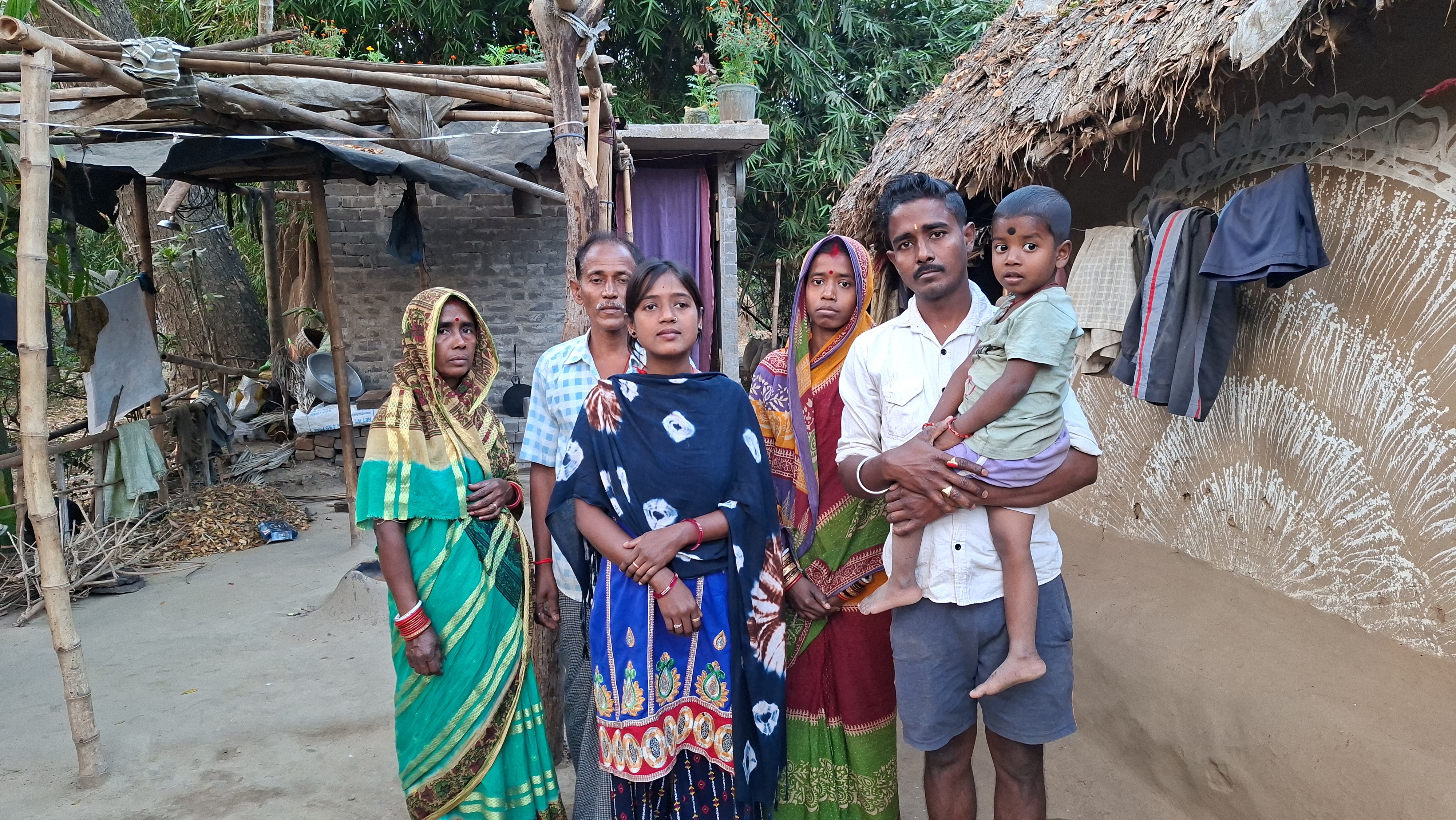 29-year-old young woman from Kendrapara, Jhilan, and her family.