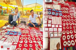 On the occasion of Holi tribal brothers and traders exchange silver