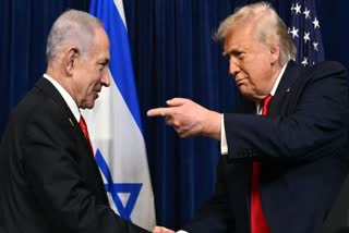 Israeli Prime Minister Benjamin Netanyahu and Donald Trump