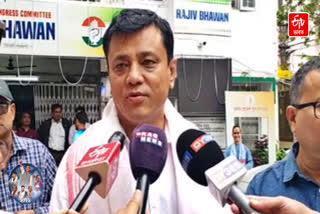 Congress candidate Sunil Chetri
