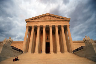 FILE - The U.S. Supreme Court is seen near sunset in Washington, Oct. 18, 2018.