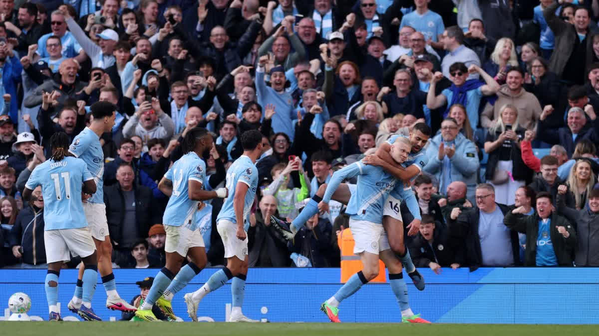 Advantage Manchester City In Title Race As They Beat Arsenal 2-1 EPL match results