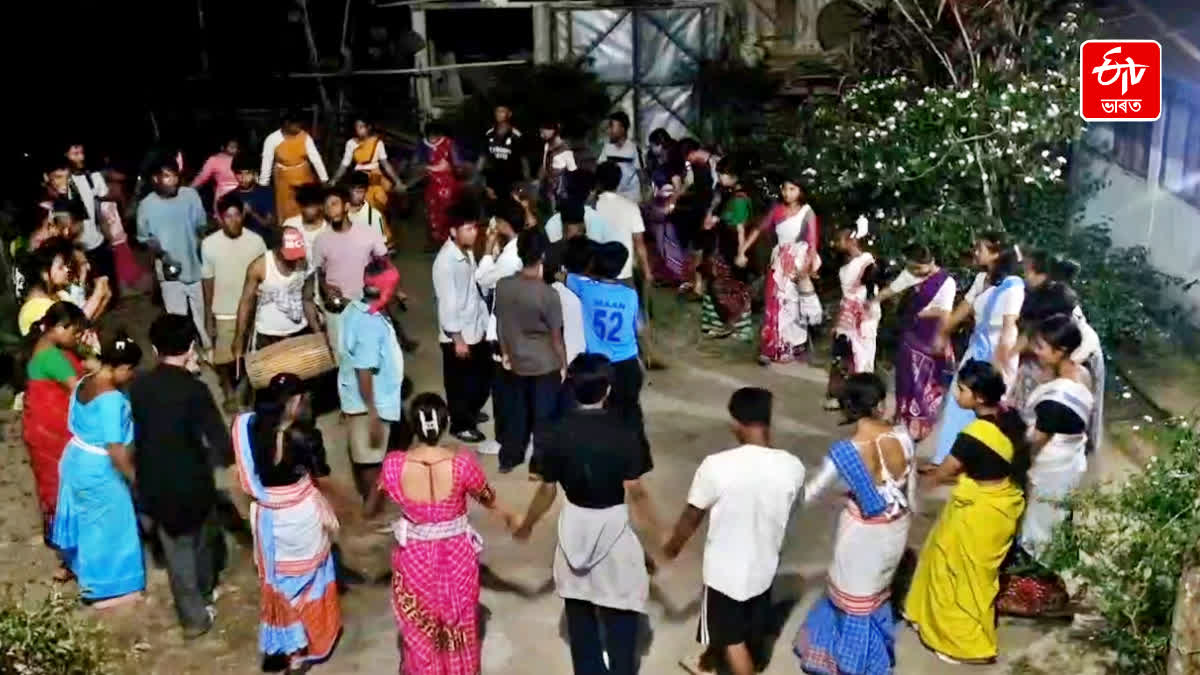 Mising community in Jonai traditionally celebrated Rongali Bihu