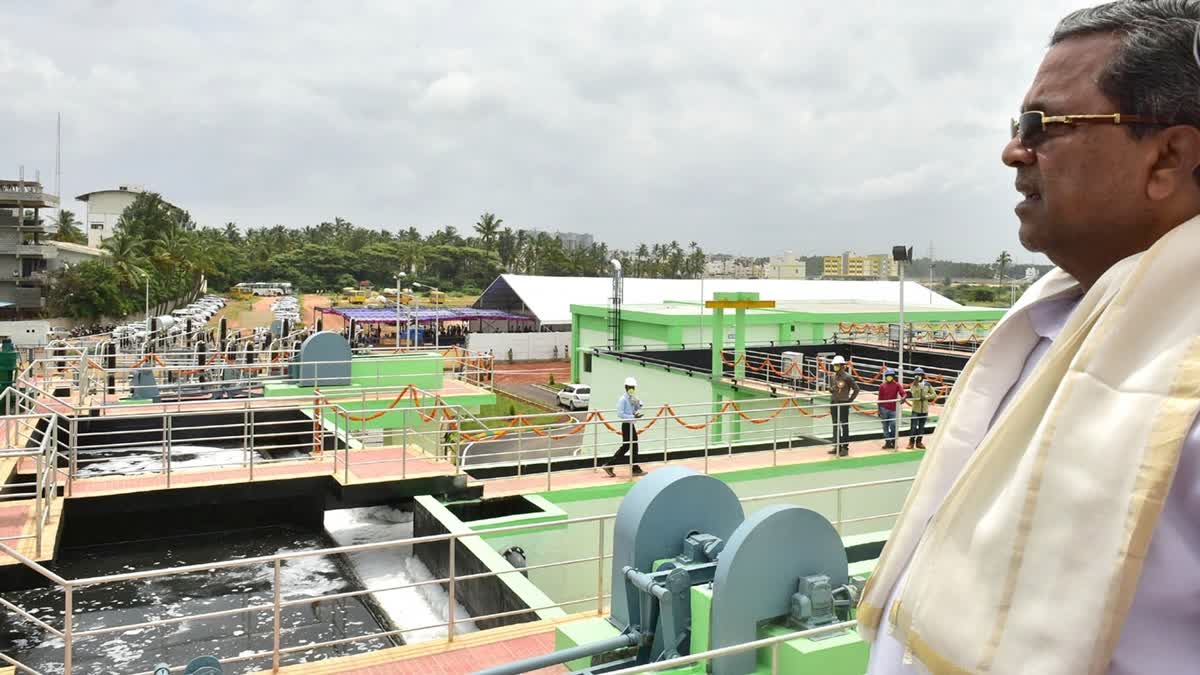 Karnataka Chief Minister Siddaramaiah during the inauguration of the newly constructed Sewage Water Treatment Plant in Bengaluru (Representational picture)