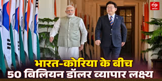 दक्षिण कोरिया के राष्ट्रपति का भारत दौरा