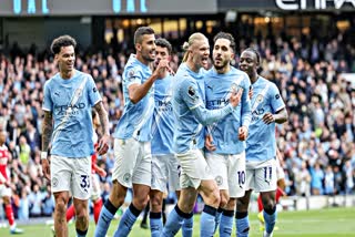 MAN CITY BEAT ARSENAL