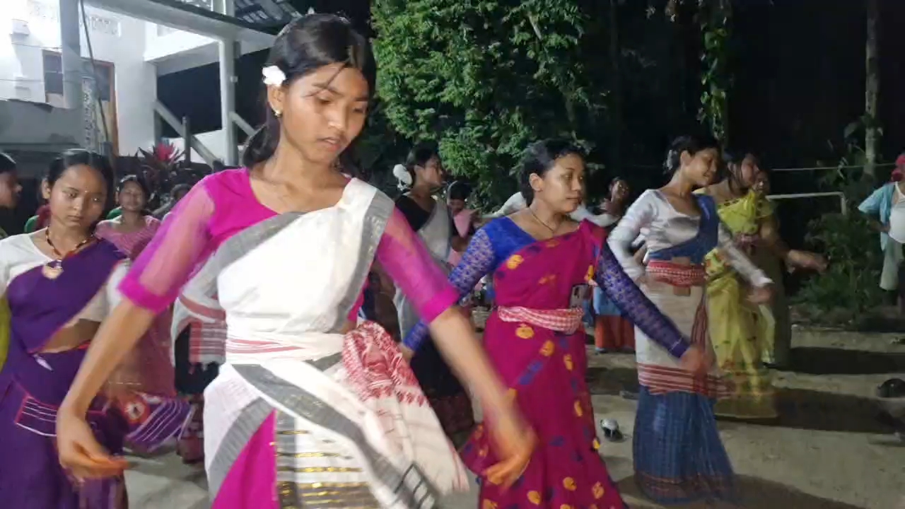 Mising community in Jonai traditionally celebrated Rongali Bihu