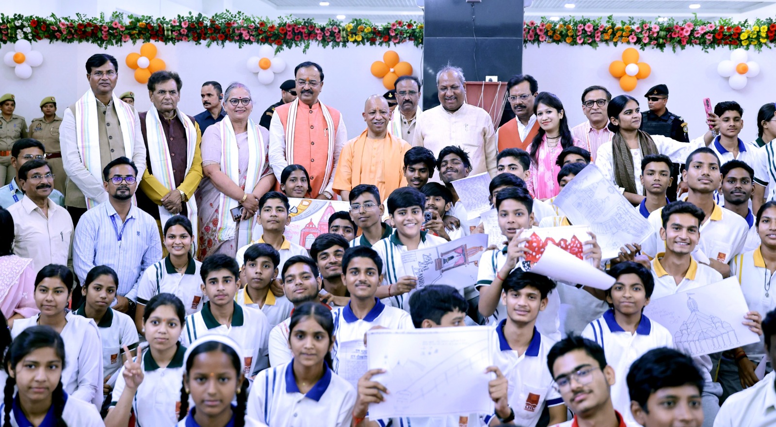 up cm yogi flags off ac train for somnath yatra tourists thank cm