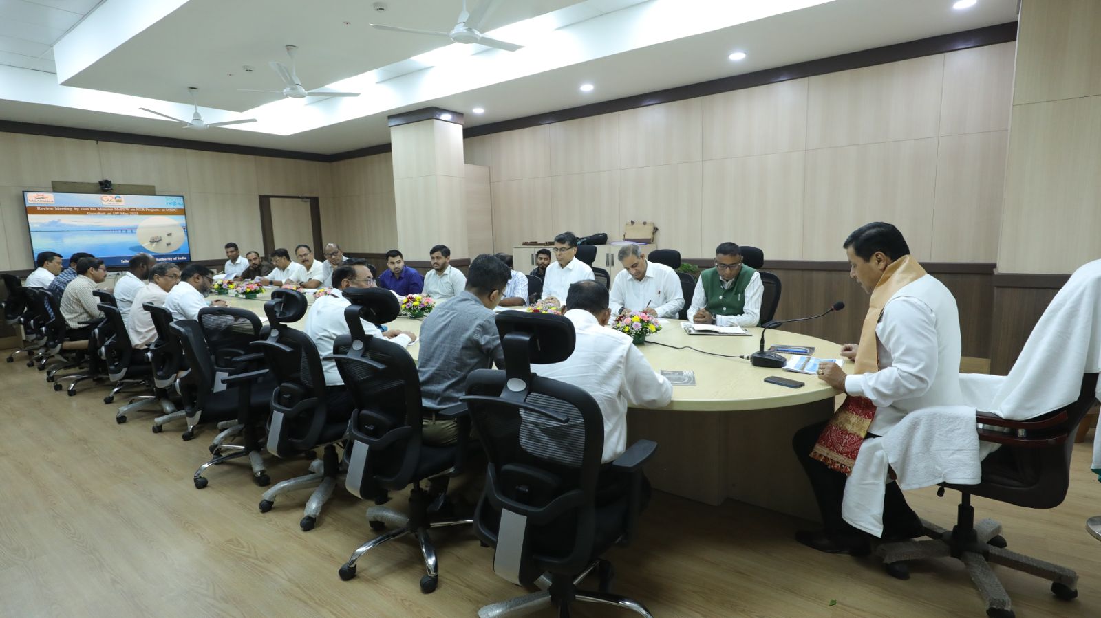 Review of the projects being implemented by the Indian Inland Waterways Authority