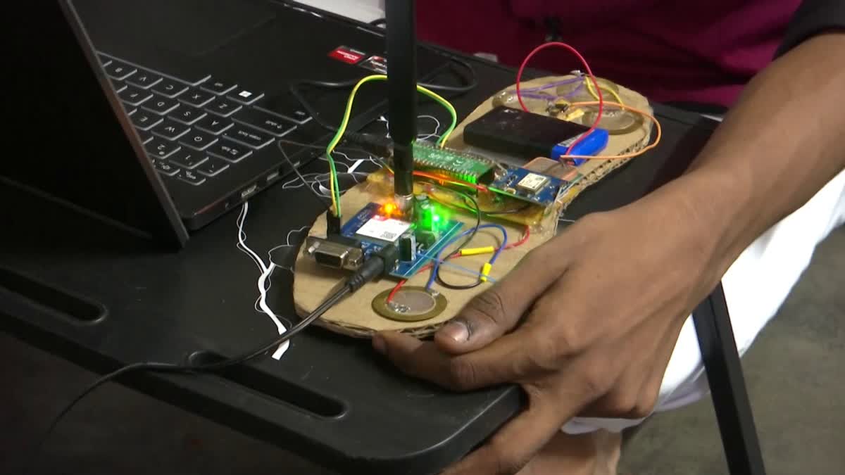EVijayawada Youth Develop Track Her Shoe Device for Women Safety