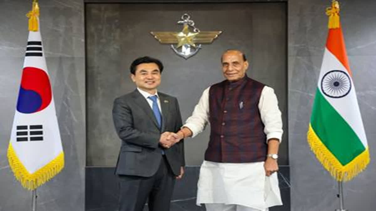 India and South Korea on Wednesday resolved to widen defence cooperation into emerging technology and joint production.
