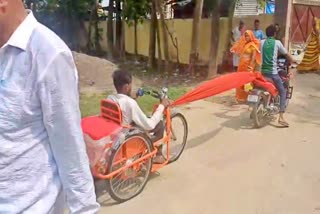 Disabled gets defective tricycle