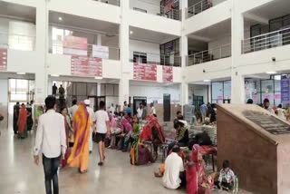Crowd in OPD in Jodhpur