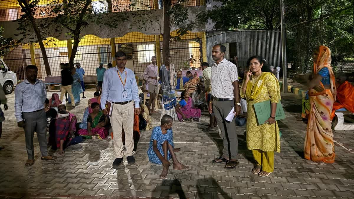 Raid on unauthorized refugee center