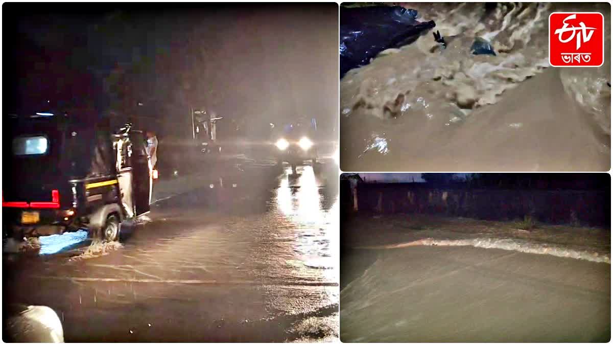 Bhogdoi River overflows into Jorhat Town