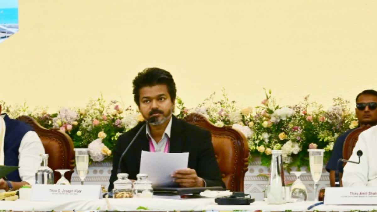 தென் மண்டல முதல்வர்கள் மாநாட்டில் முதலமைச்சர் விஜய்