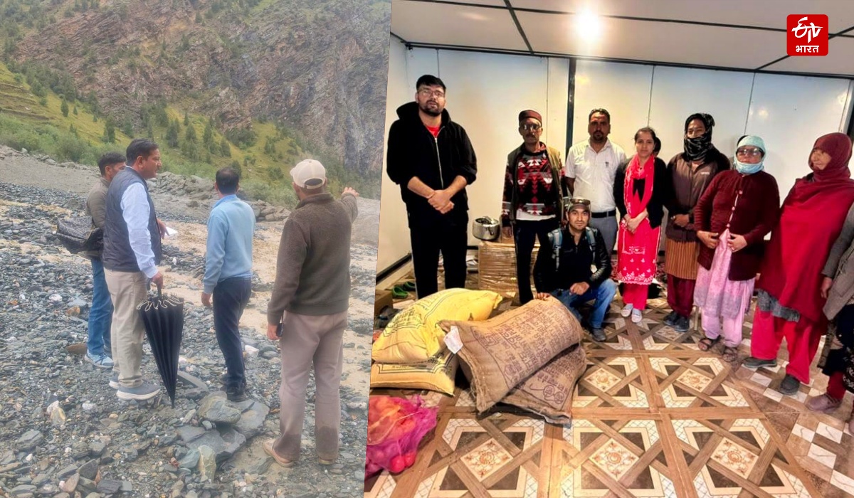 Flood in Lahaul Spiti