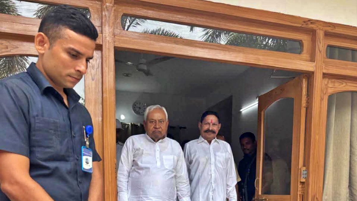 Anant Singh met Nitish Kumar