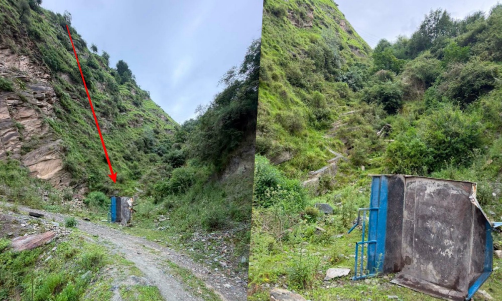 हादसे में एक महिला की मौत और 3 घायल