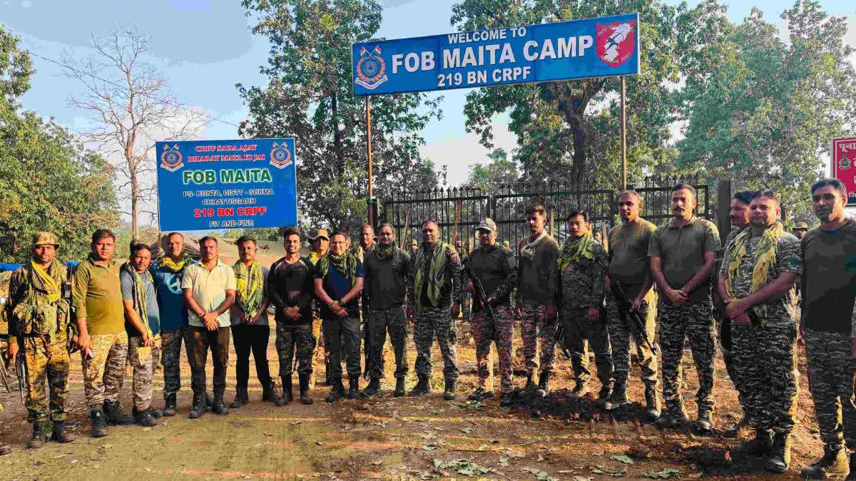 सुकमा के मैता में नया सुरक्षा कैंप, नियद नेल्लानार योजना से कई गांवों का  विकास