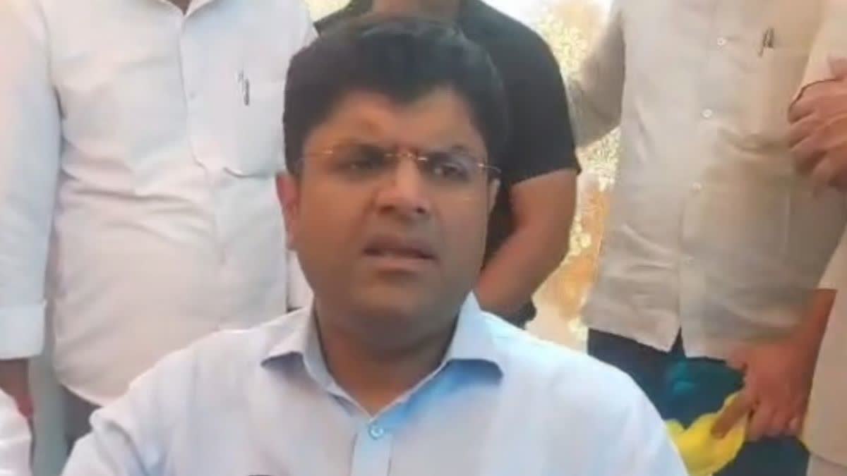 JJP leader Dushyant Chautala's visit to Faridabad