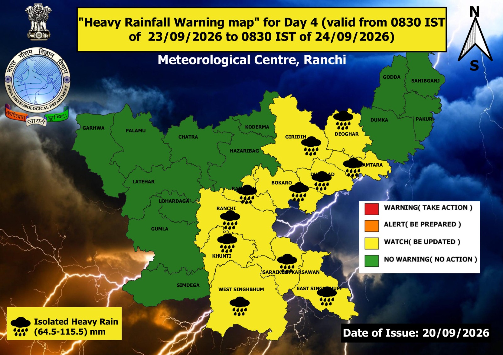 Weather in Jharkhand