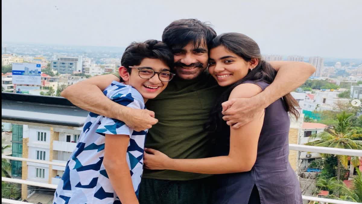 కొడుకు డైరెక్టర్- కూతురు ప్రొడ్యూసర్! రవితేజ పిల్లలు ఫుల్ బిజీ!!