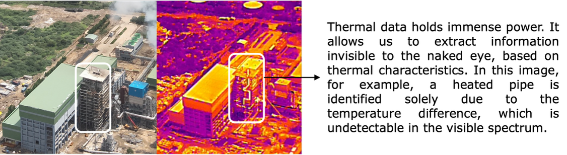 Thermal data reveals information hidden from the naked eye