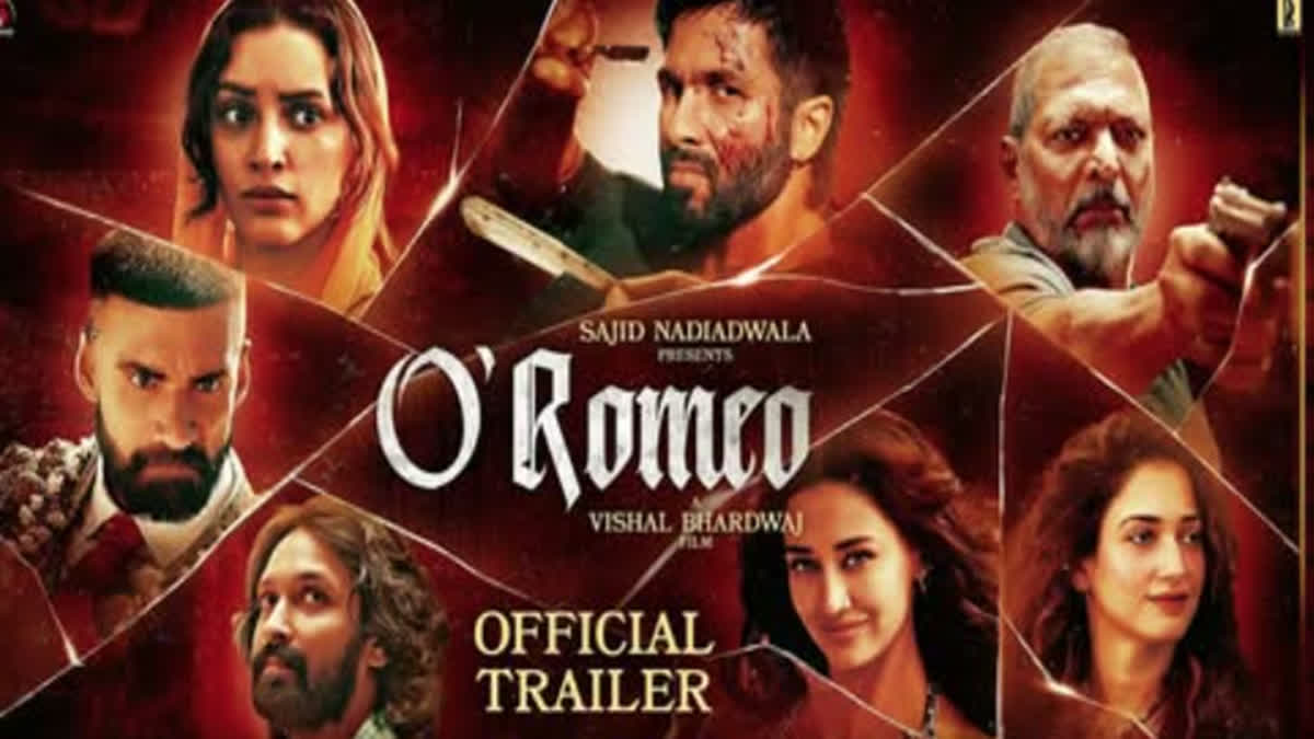 शाहिद कपूर की ‘ओ रोमियो’ का ट्रेलर रिलीज