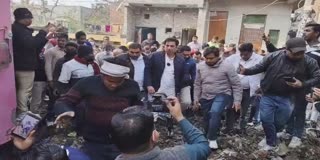 शर्मा कॉलोनी में कांग्रेस नेता देवेंद्र यादव