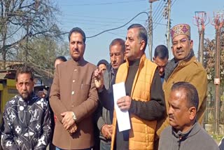 shopkeepers Protest in sundarnagar