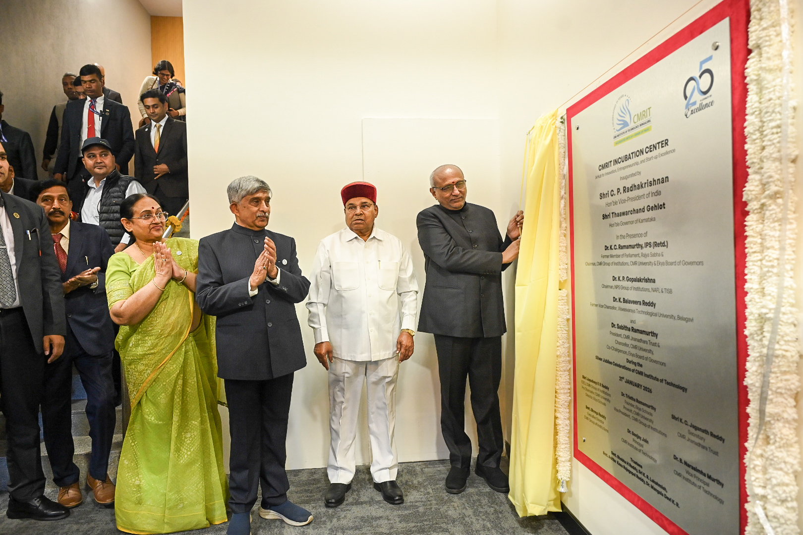 The Vice President of India, C P Radhakrishnan, attended the programme as the Chief Guest.