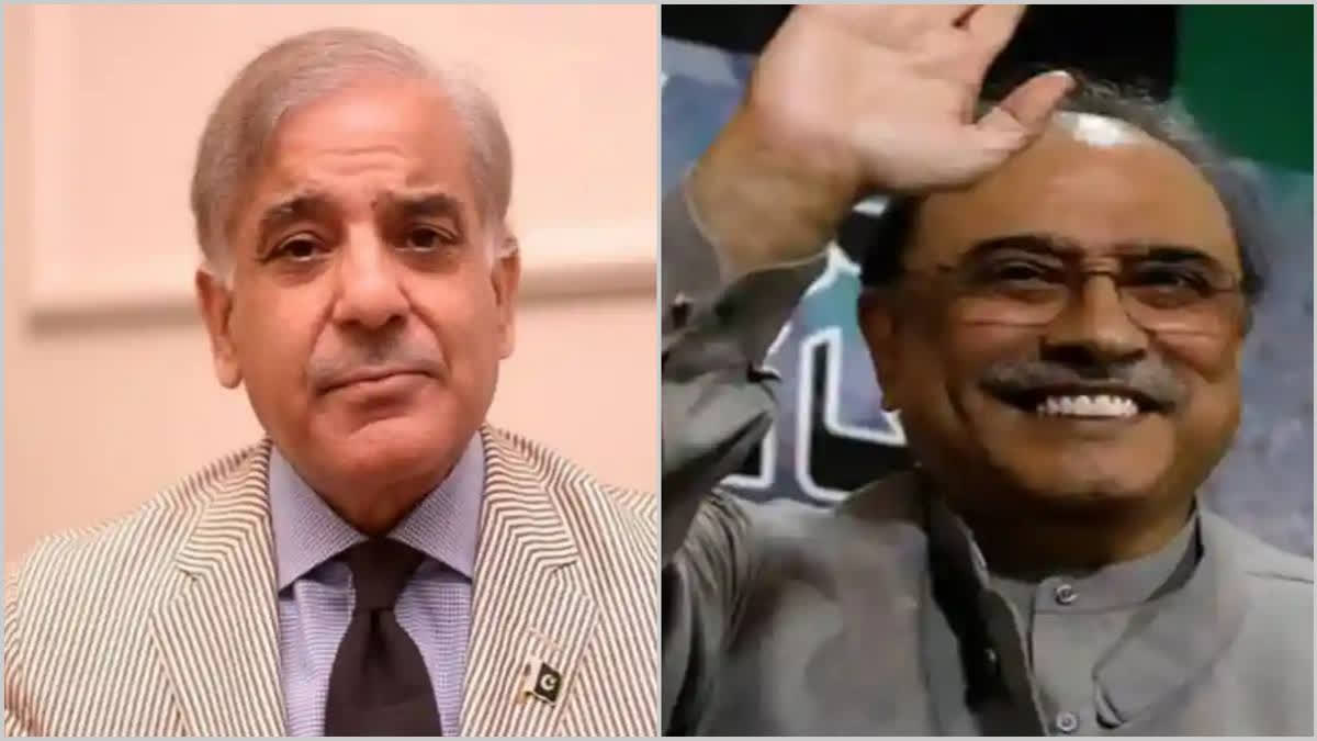 PPP, PML-N Strike Power-Sharing Deal in Pakistan; Shehbaz to Be PM, Zardari President Pakistan Peoples Party Chairman Bilawal Bhutto-Zardari announced that Shehbaz Sharif will return as prime minister and Asif Ali Zardari will be the joint candidate for president. The PPP and PML-N have achieved the required number of lawmakers.