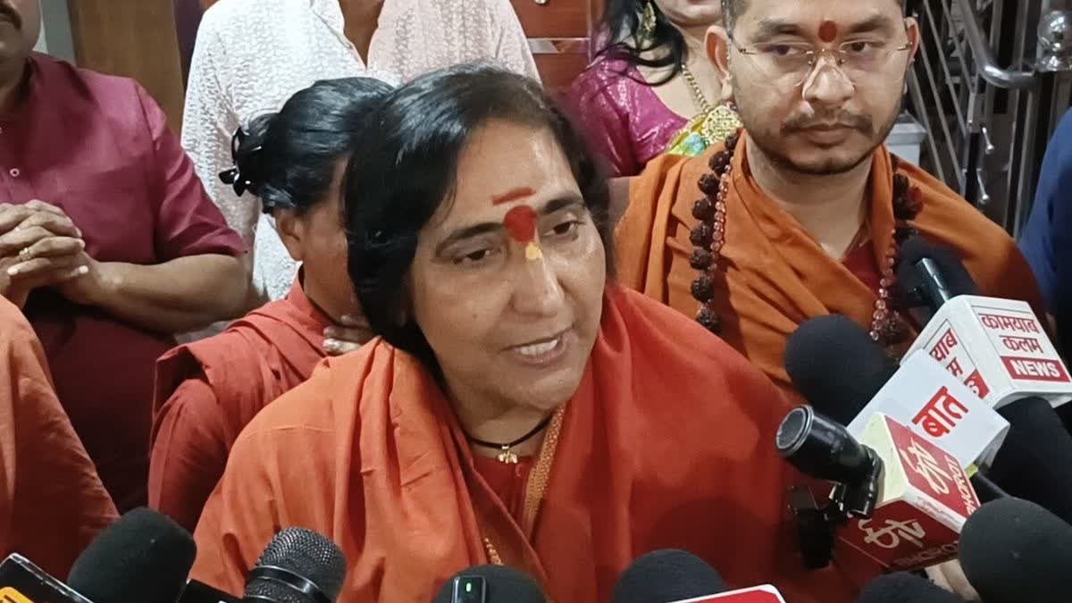 बीकानेर पहुंचीं साध्वी ऋतंभरा