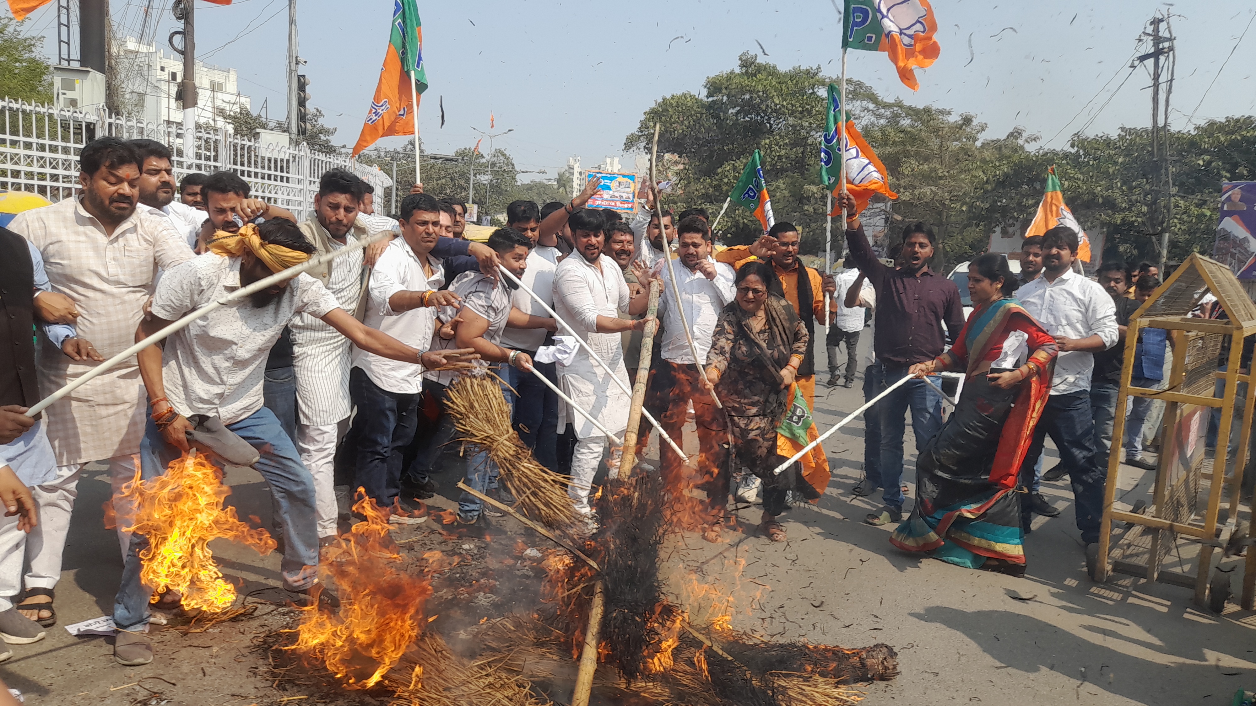 BJP protest