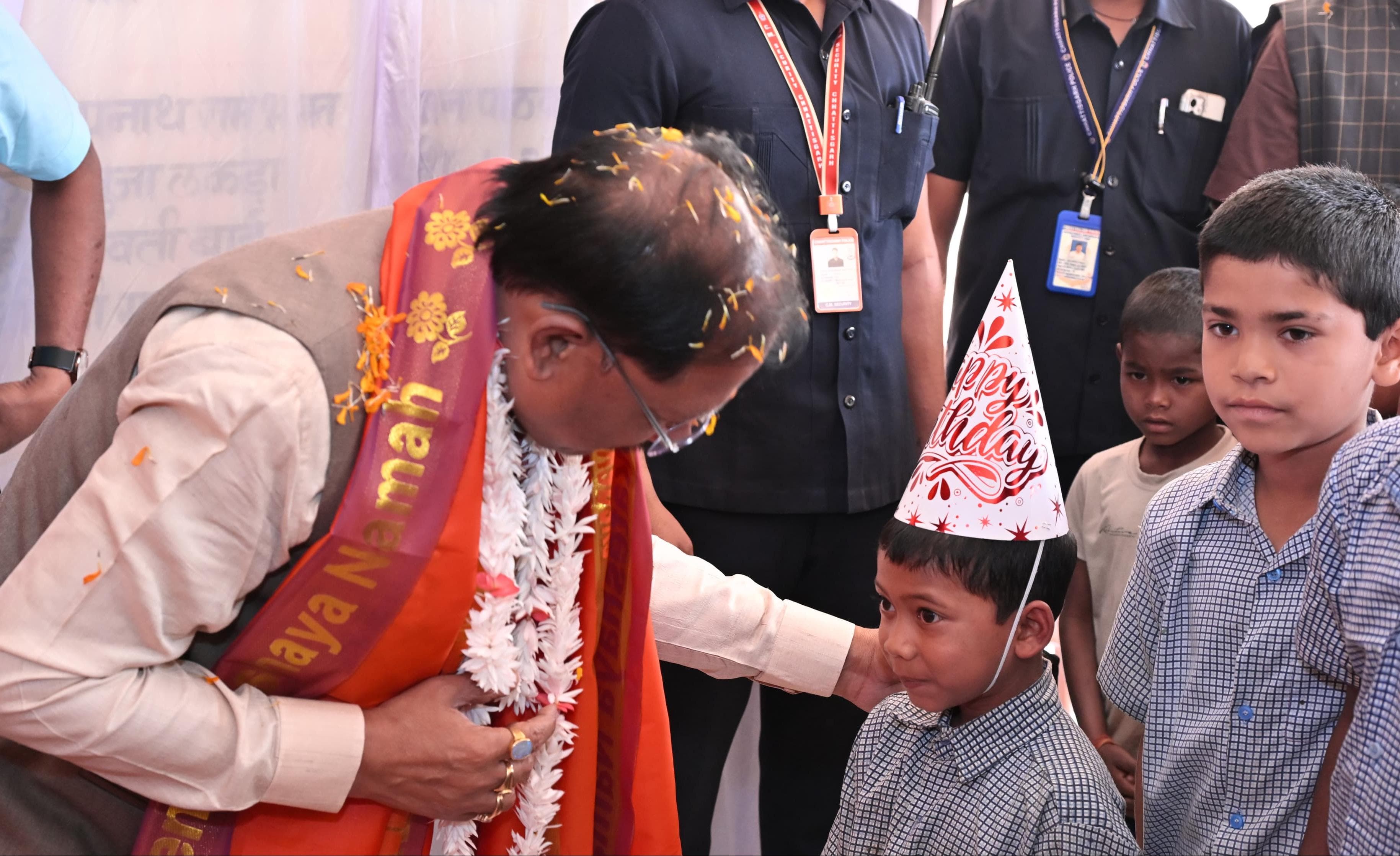 CM Vishnudev say among children