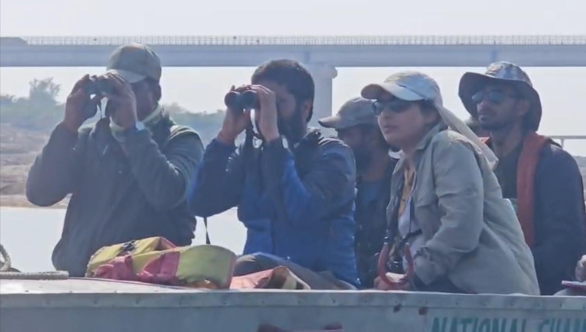 wildlife team survey chambal river