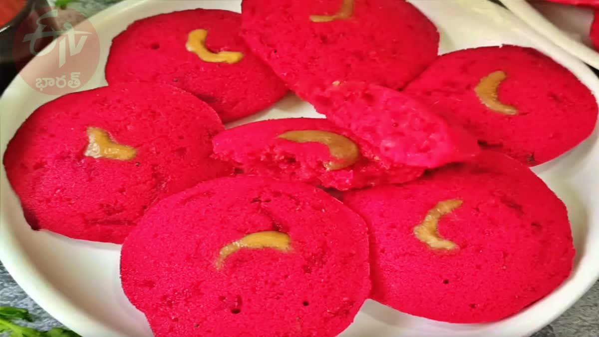 Beetroot Idli