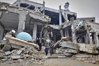 ISRAEL HAMAS WAR  Israel Bombing Against Gaza  Israel War Death Toll Raised Gaza  ഗാസയിലെ ഇസ്രയേല്‍ ആക്രമണം
