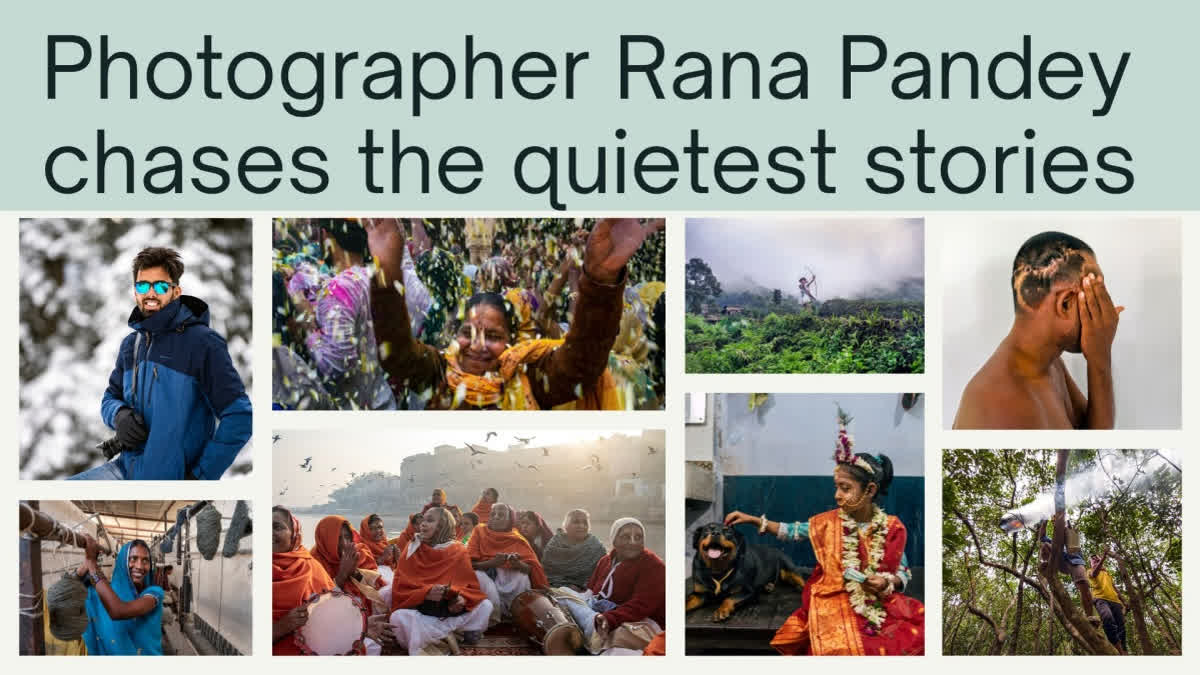 The compelling stories that photographer Rana Pandey (left) has launched